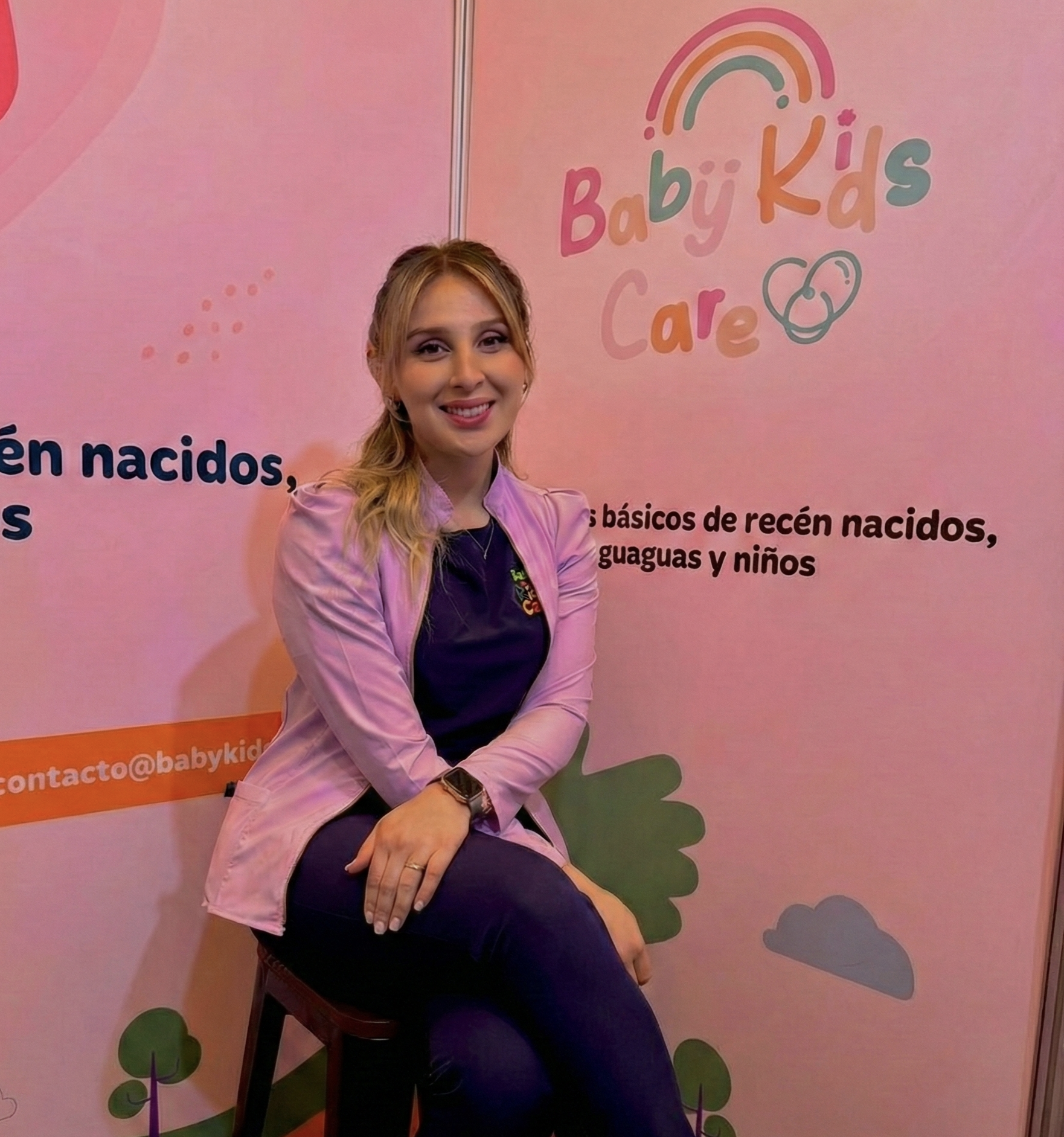 Retrato de Fernanda Adriazola Figueroa, Fundadora de Baby Kids Care